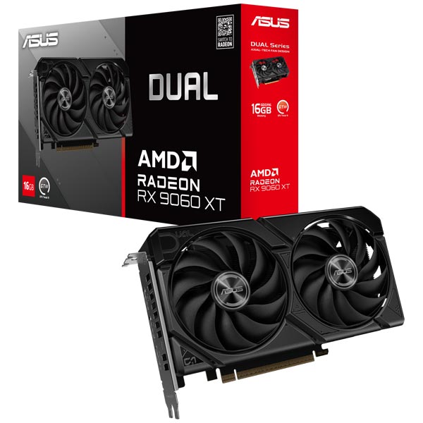 کارت گرافیک RX 9060 XT ASUS Dual OC 16GB