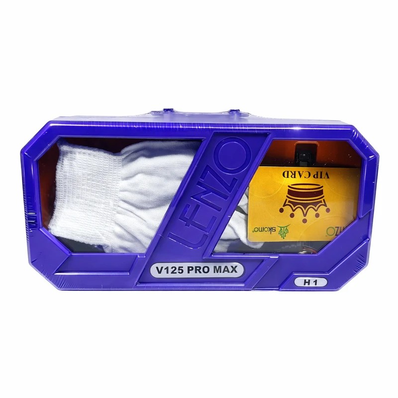 هدلایت لنزو مدل V125 PRO MAX پایه H1 با شدت نور ۲۵۰۰۰ لومن