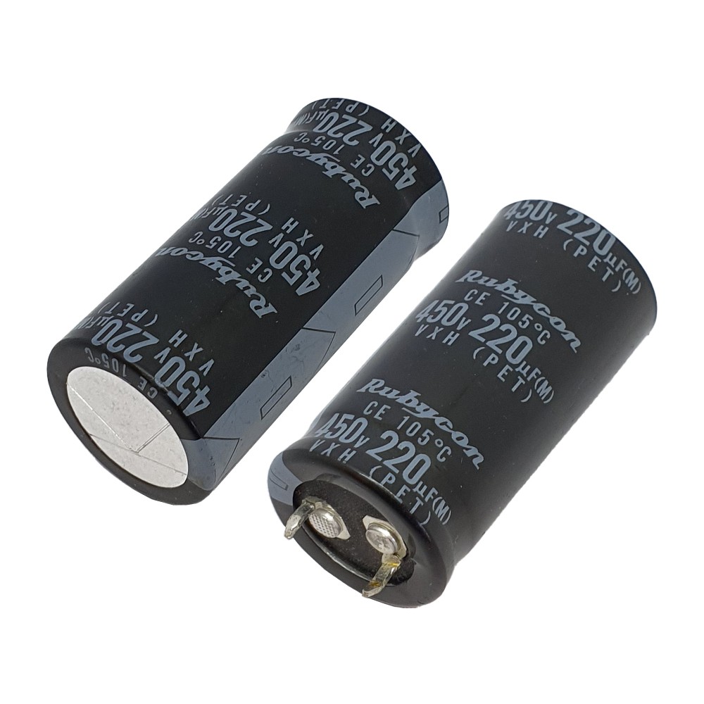 خازن الکترولیت RUBYCON 22x46 220uF-450V
