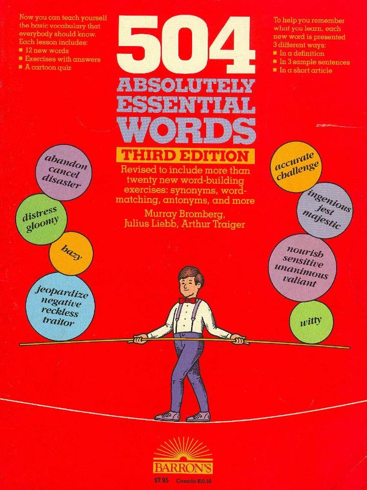 کتاب 504 Absolutely Essential Words 3rd Edition (۵۰۴ واژه کاملاً ضروری ویرایش سوم) نسخه انگلیسی PDF