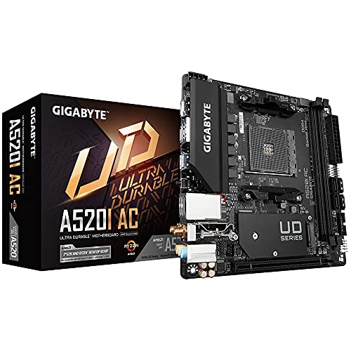 مادربرد Gigabyte A520I AC ITX برای پردازنده های AMD AM4