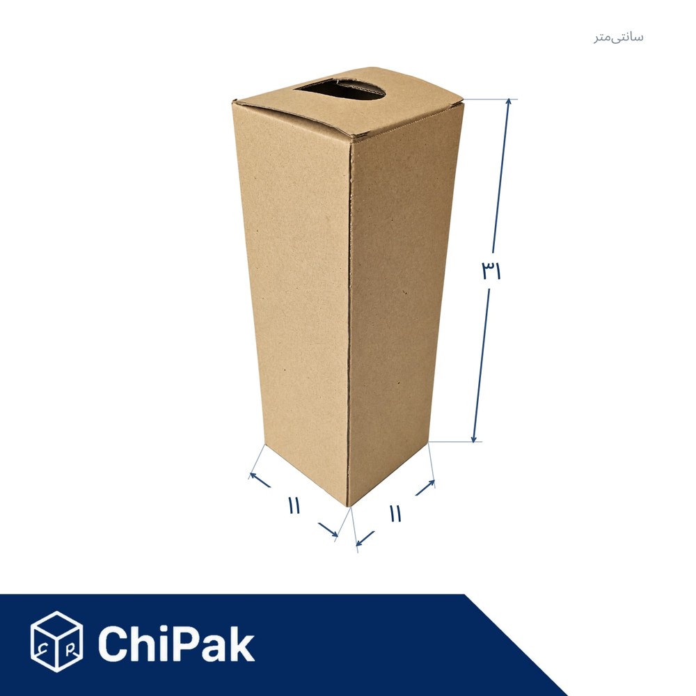 کارتن دردار قفلی – 11 × 11 × 31 سانت