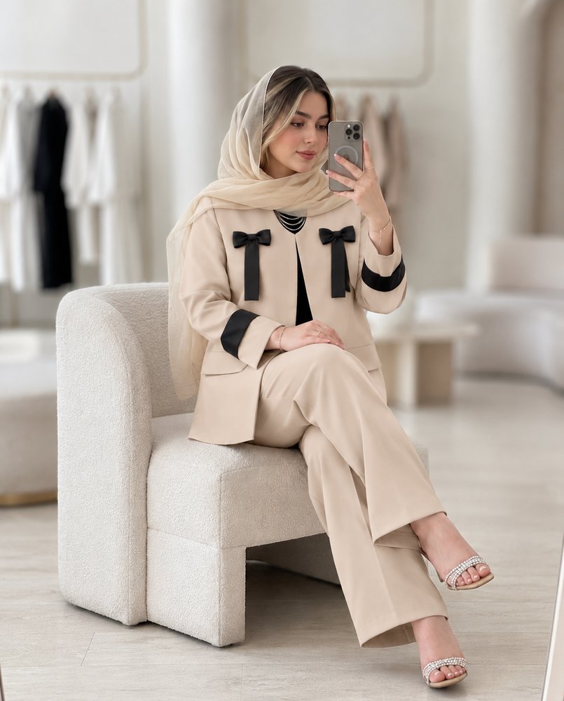 کت و شلوار پاپیونی سحر 🎀