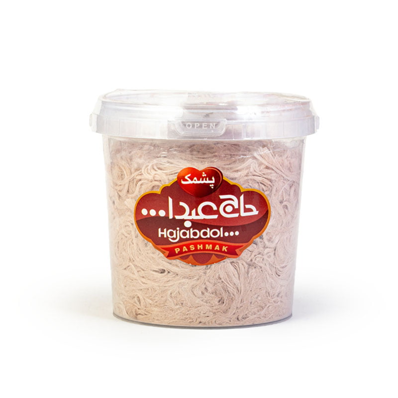 Haj Abdollah Cocoa Pashmak Cotton Candy, 300 g Tub