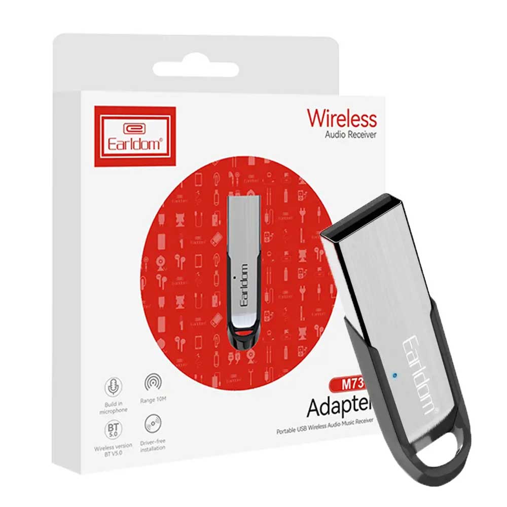 دانگل بلوتوث ارلدام CAR BLUETOOTH EARLDOM M73