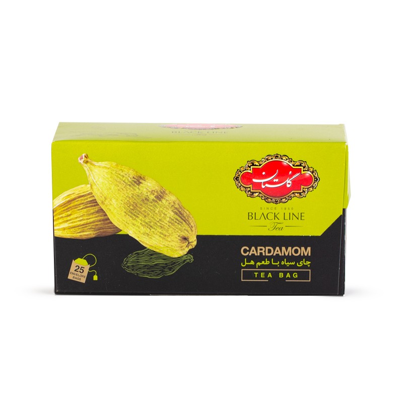 Bolsitas de té de cardamomo Golestan, pack de 25
