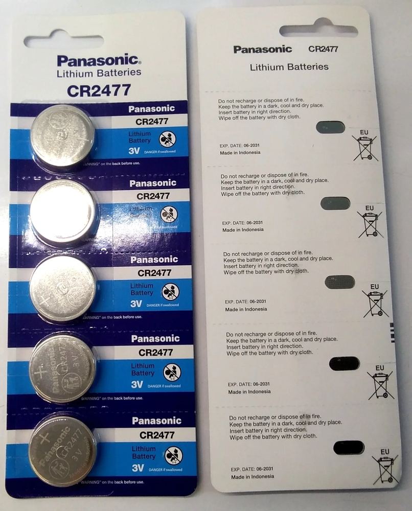 باطری لیتیوم پاناسونیک Panasonic LITHIUM CR2477 3V