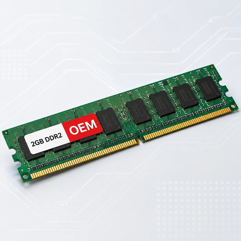 رم 2 گیگ DDR2 لپ‌تاپ (بدون برند - استوک)