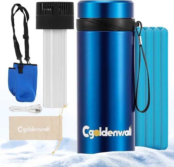 کیف مسافرتی خنک کننده انسولین CGOLDENWALL مناسب برای 40 ساعت، ژل خنک کننده 2-8 درجه سانتیگراد
