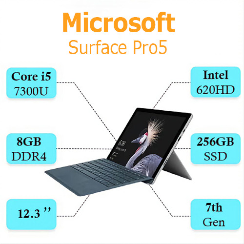 مایکروسافت سرفیس استوک مدل Surface Pro 5 i5-7/8/256
