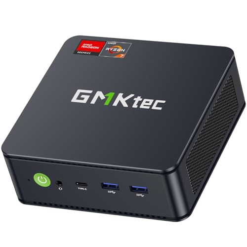 AMD Ryzen GMKtec 7 Mini PC W-11 Pro ، مینی کامپیوتر M5
