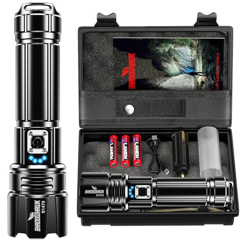 چراغ قوه شارژی LED Shadowhawk 20000 Lumens Super Bright