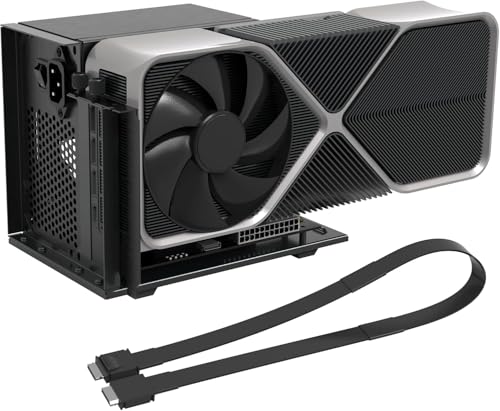 OCuLink eGPU VORZOKISPL Dock، PCIe 4.0 x4 64Gbps 19.7in