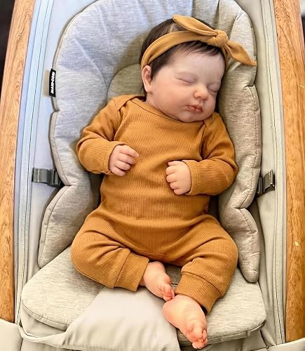 Angelbaby 20 inch Cute Sleeping Reborn Baby Dolls سیلیکونی