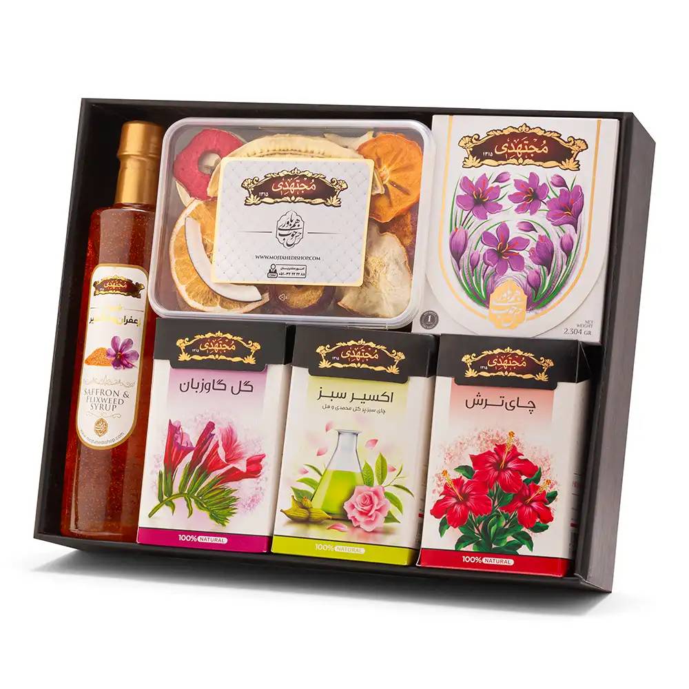 Coffret cadeau tisanes et sirops Mojtahedi