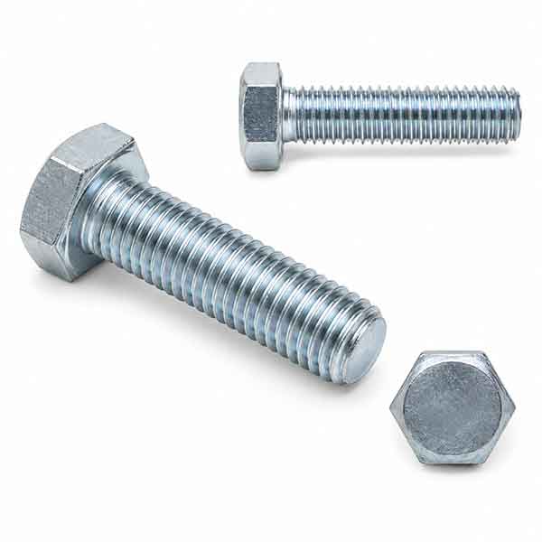 پیچ آهنی سفید M8x35