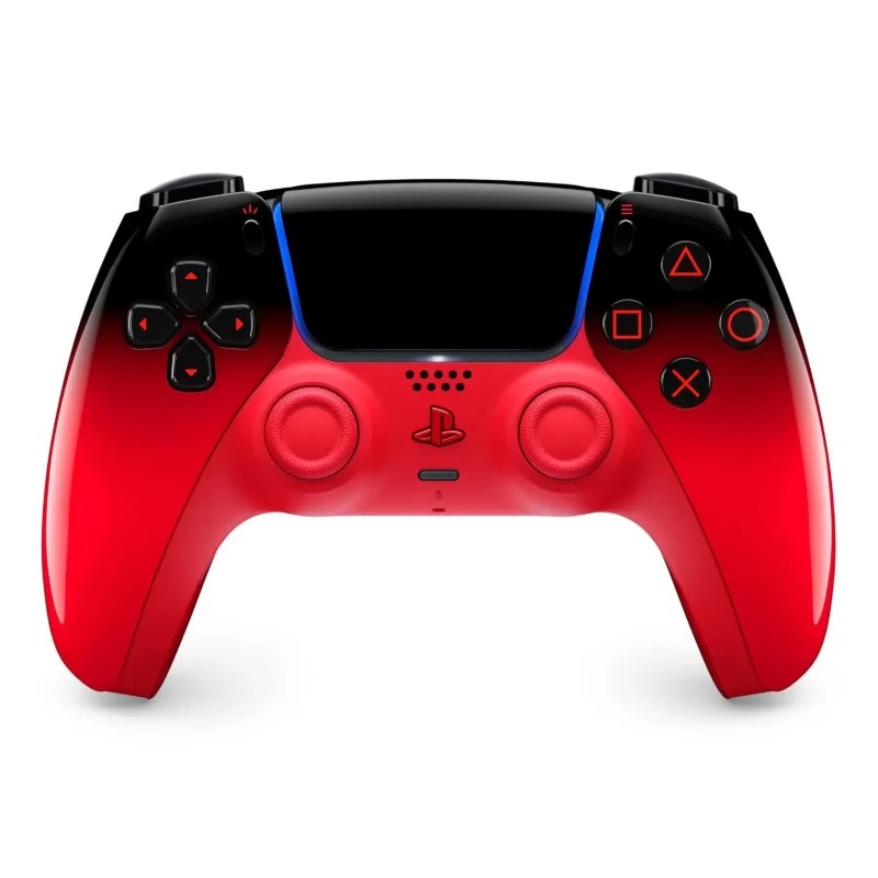 دسته PS5 قرمز مشکی – Techno Red
