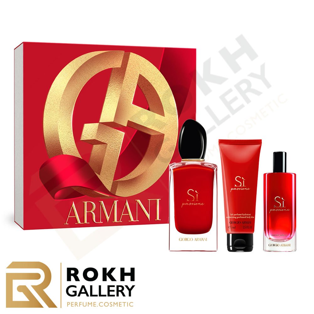 ست عطر ادکلن جورجیو آرمانی سی پشن ادوپرفیوم – GIORGIO ARMANI SI Passione Gift Set Edp