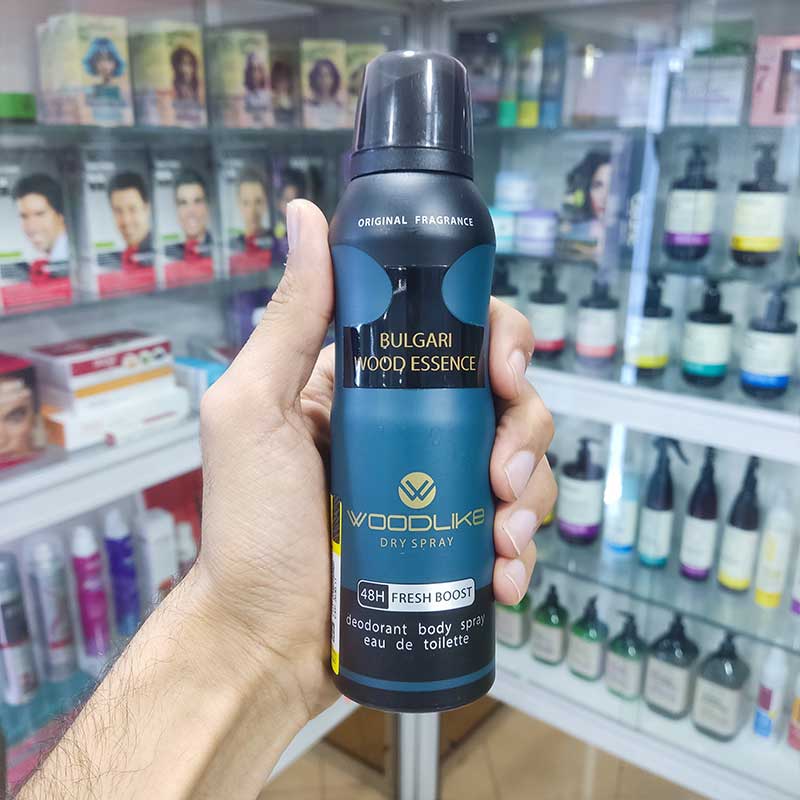 اسپری بدن وودلایک بولگاری من ووداسنس (Bvlgari Man Wood Essence) مردانه حجم 200 میل