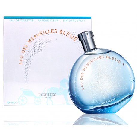 هرمس او دس مرویلس بلو زنانه | HERMES / EAU DES MERVEILLES BLEUE EDT
