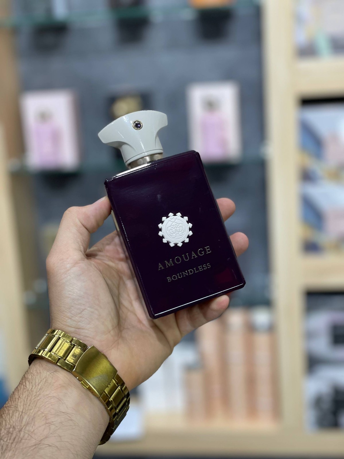 تستر هاردباکس ادکلن آمواج باندلس AMOUAGE Boundless Tester 100 میل
