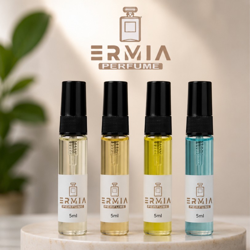 پک تستر عطر ارمیا ( 4 شیشه 5 میل)+ هدیه
