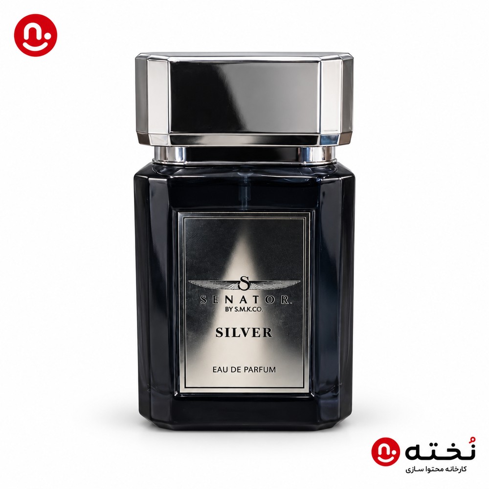 ادوپرفیوم سناتور سیلور نقره ای حجم ۱۰۰ میل شرکت SENATOR SILVER