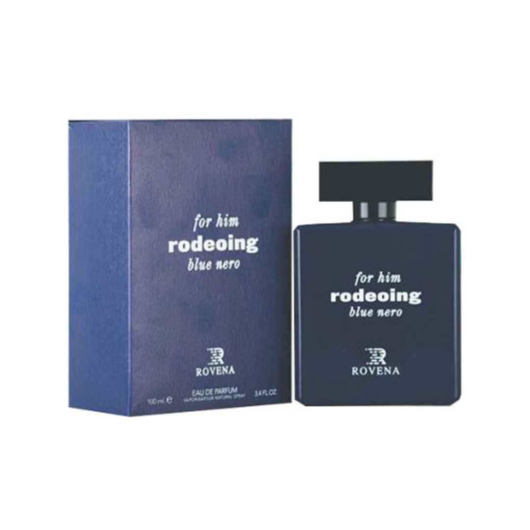 ادکلن مردانه روونا Rovena Rodeoing Blue Nero حجم ۱۰۰ میل “نارسیس بلو نویر”