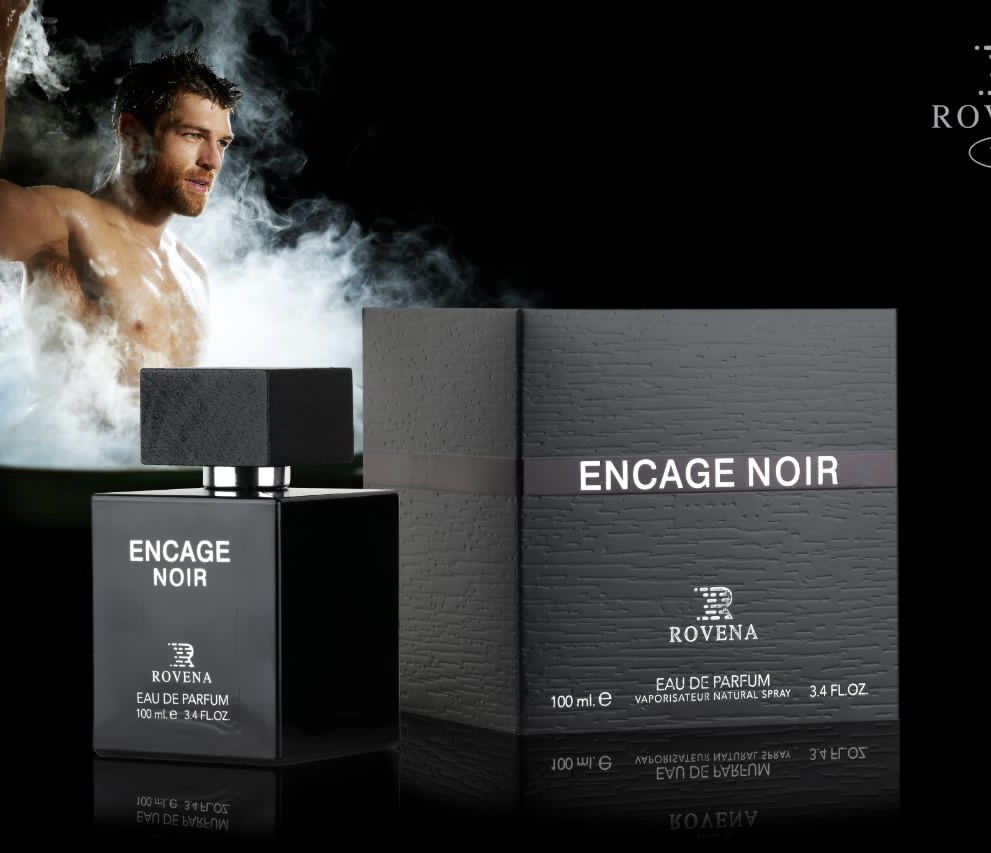 ادکلن مردانه روونا Rovena Encage Noir حجم ۱۰۰ میل “لالیک انکر نویر”
