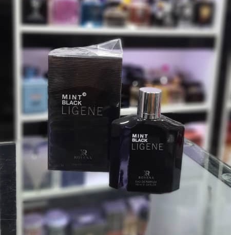 ادکلن روونا مینت بلک لجن ROVENA MINT BLACK LIGENE (حجم 100میل)