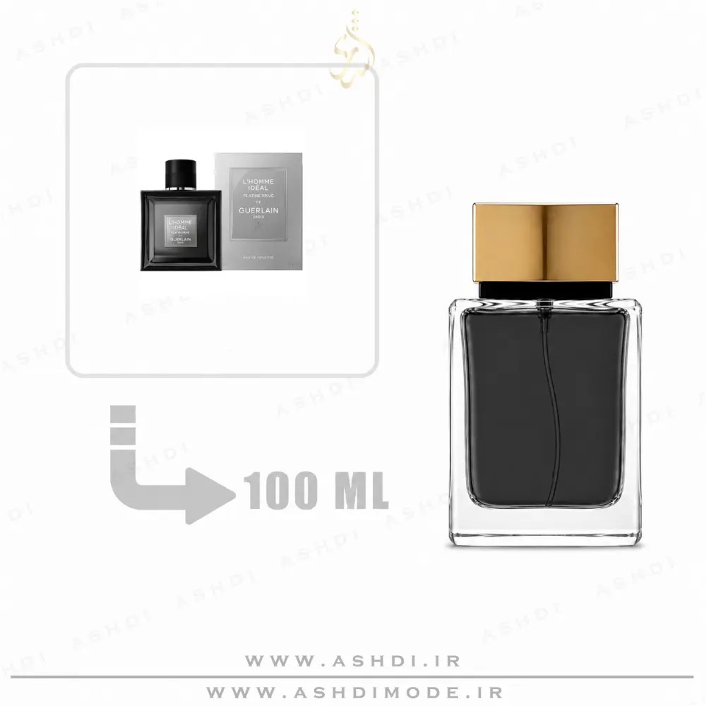 عطر لهوم ایدیل پلاتین پرایو 100 میل اشدی | Guerlain L’Homme Ideal Platine Prive 100ml ASHDI