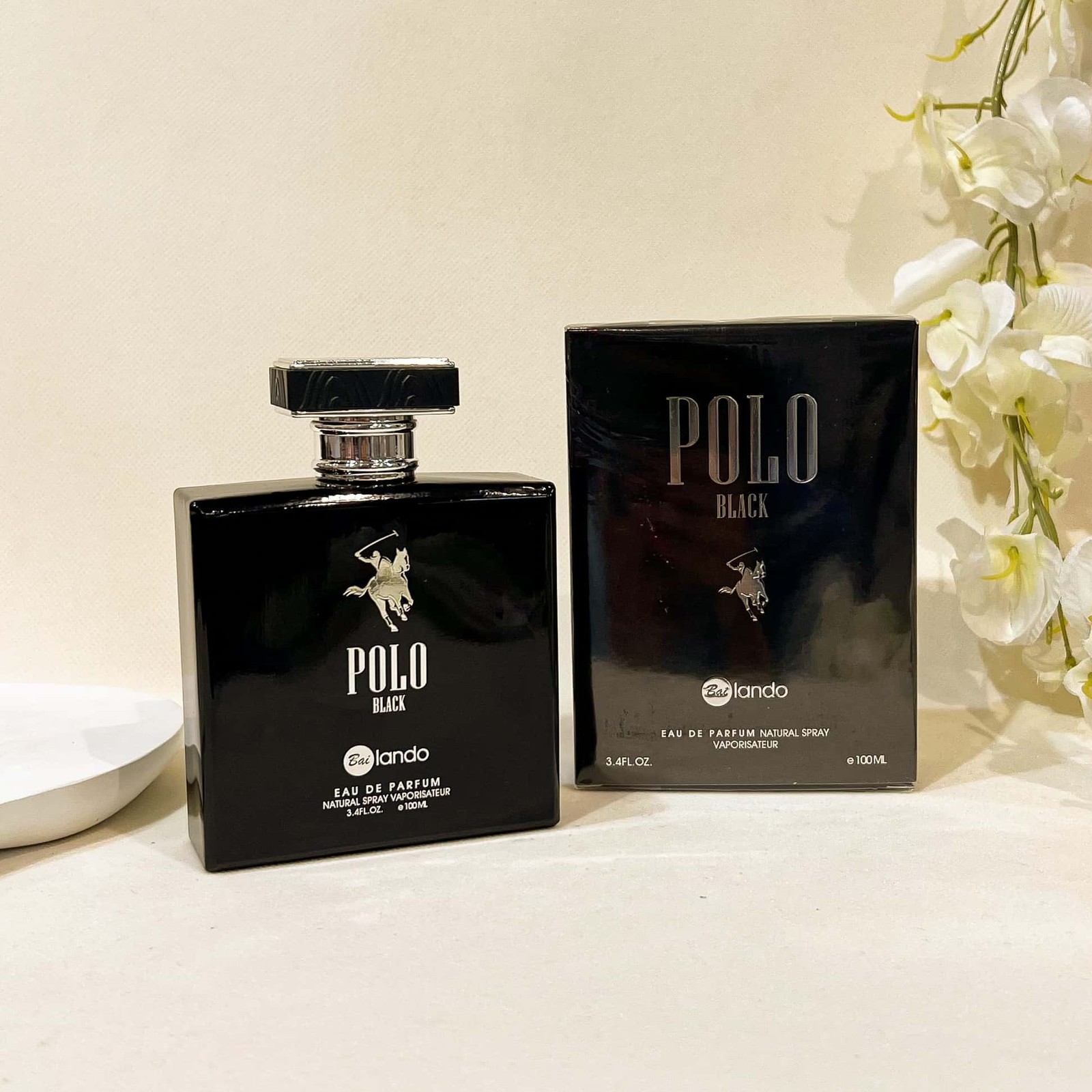 ادکلن پولو بلک POLO BLACK حجم 100 میلی لیتر