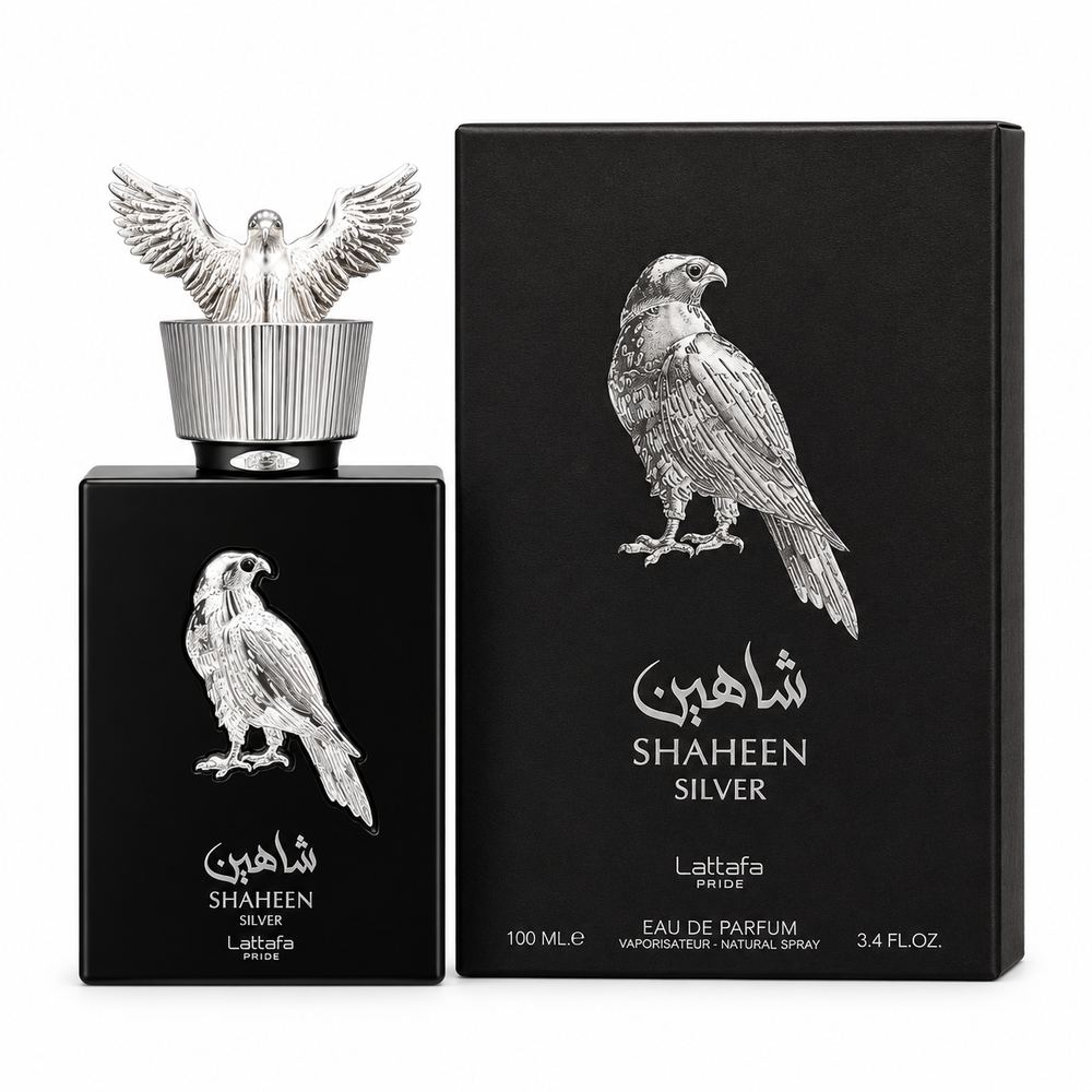 ادکلن لطافه مدل Shaheen Silver مردانه حجم 100 میل