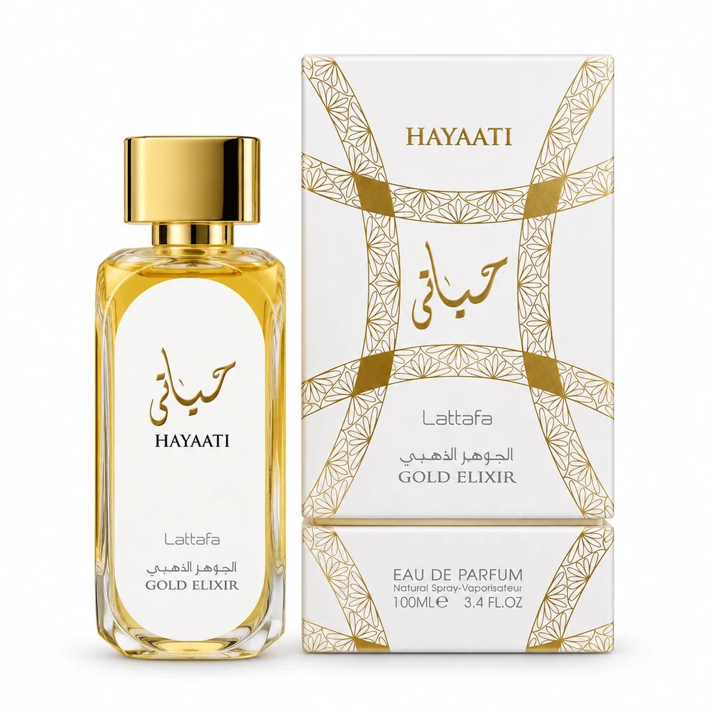 ادکلن لطافه مدل Hayaati Gold Elixir حجم 100 میل
