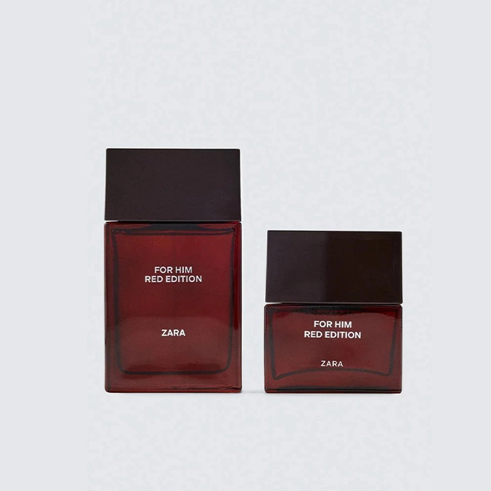 ست عطر مردانه فورهیم رد ادیشن زارا 100+50 میل Zara For Him Red Edition