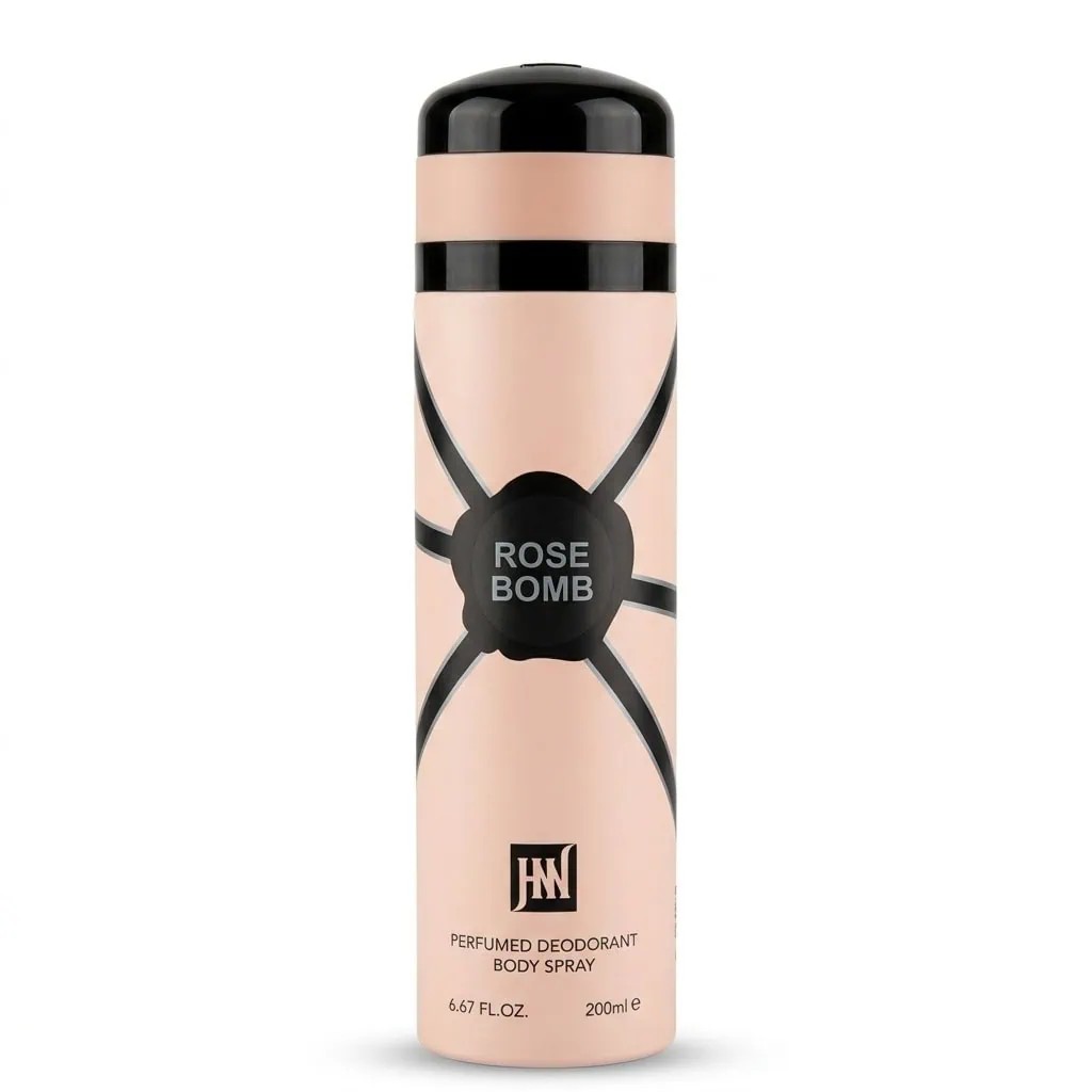 اسپری خوشبو کننده بدن زنانه جانوین مدل Rose Bomb حجم 200 میلی لیتر