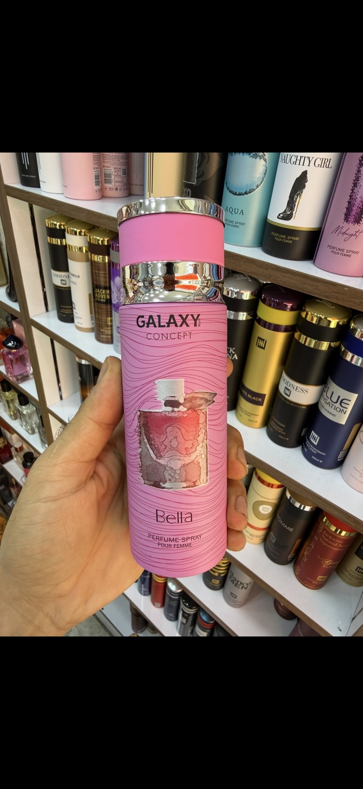 اسپری بدن و عطر زنانه اورجینال Galaxy Plus مدل Bella حجم ۲۰۰ میل (عمده و تک)