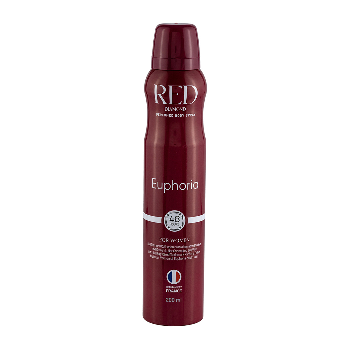 اسپری خوشبوکننده بدن زنانه رد دایموند Red Diamond مدل ایفوریا Euforia حجم 200 میلی لیتر