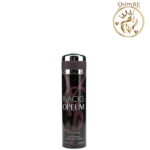 اسپری خوشبو کننده بدن مردانه بیو استار مدل BLACKS OPEUM حجم 200 میلی لیتر
