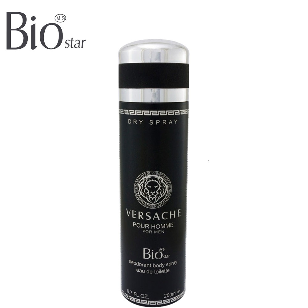 اسپری بدن مردانه بیو استار رایحه VERSACHE MEN حجم 200 میل – Bio Star