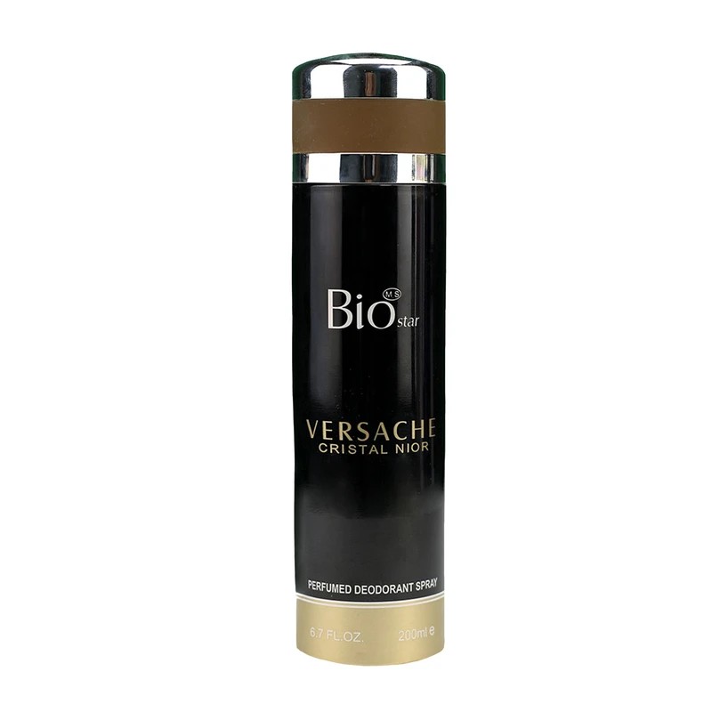 اسپری خوشبوکننده بدن بیواستار (Bio Star) مدل Versache cristal nior حجم 200 میلی لیتر