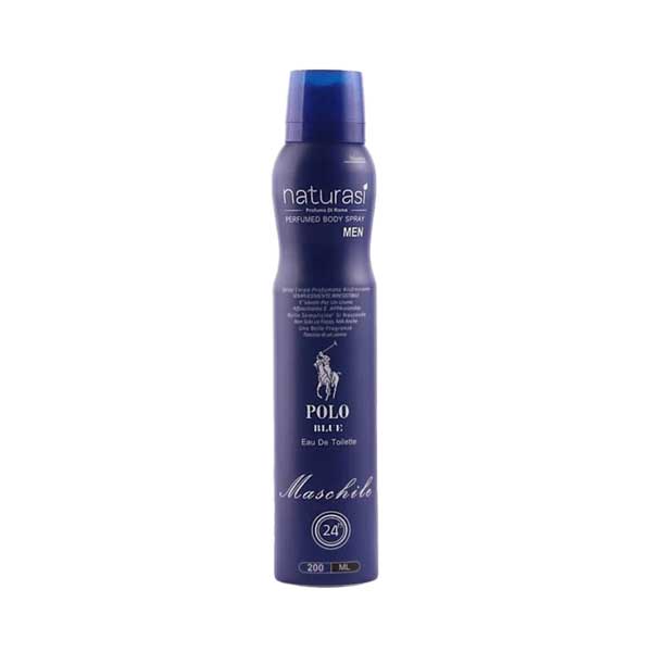 اسپری ادکلنی ناتوراسی مدل polo blue حجم 200 میلی لیتر