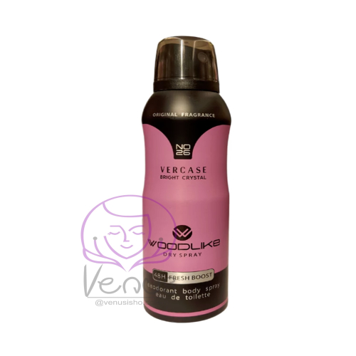 اسپری زنانه مدل ورساچه برایت کریستال VERCASE BRIGHT CRYSTAL وودلایک