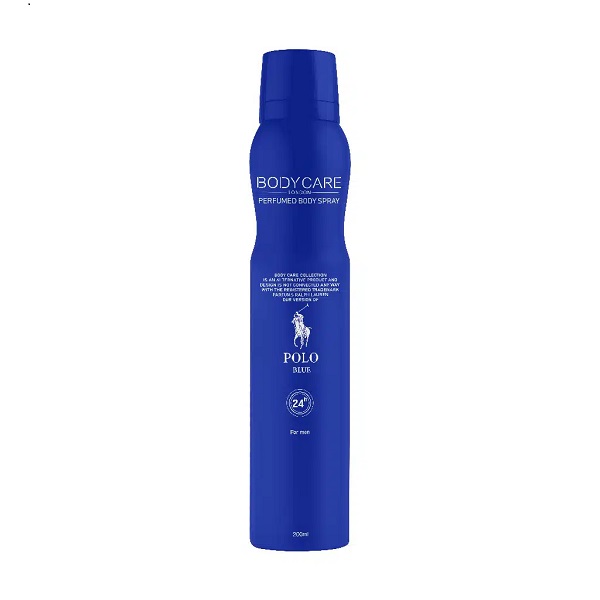 اسپری بدن بادی کر با اسانس POLO BLUE مخصوص آقایان 200 میل