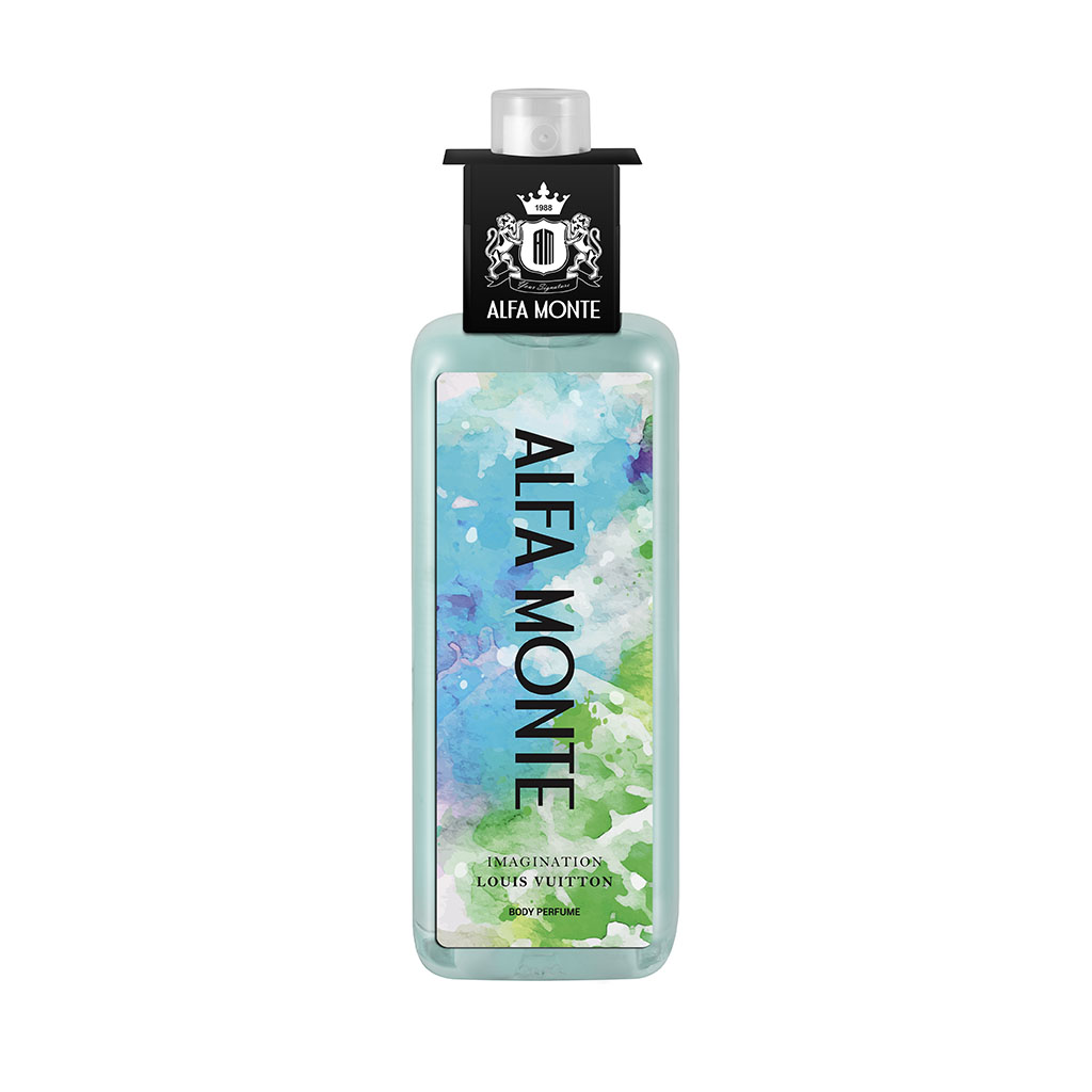 بادی اسپلش (بادی پرفیوم) مردانه رایحه ایمجینیشن (Imagination Louis Vuitton) آلفامونته ALFA MONTE Imagination Louis Vuitton perfumes