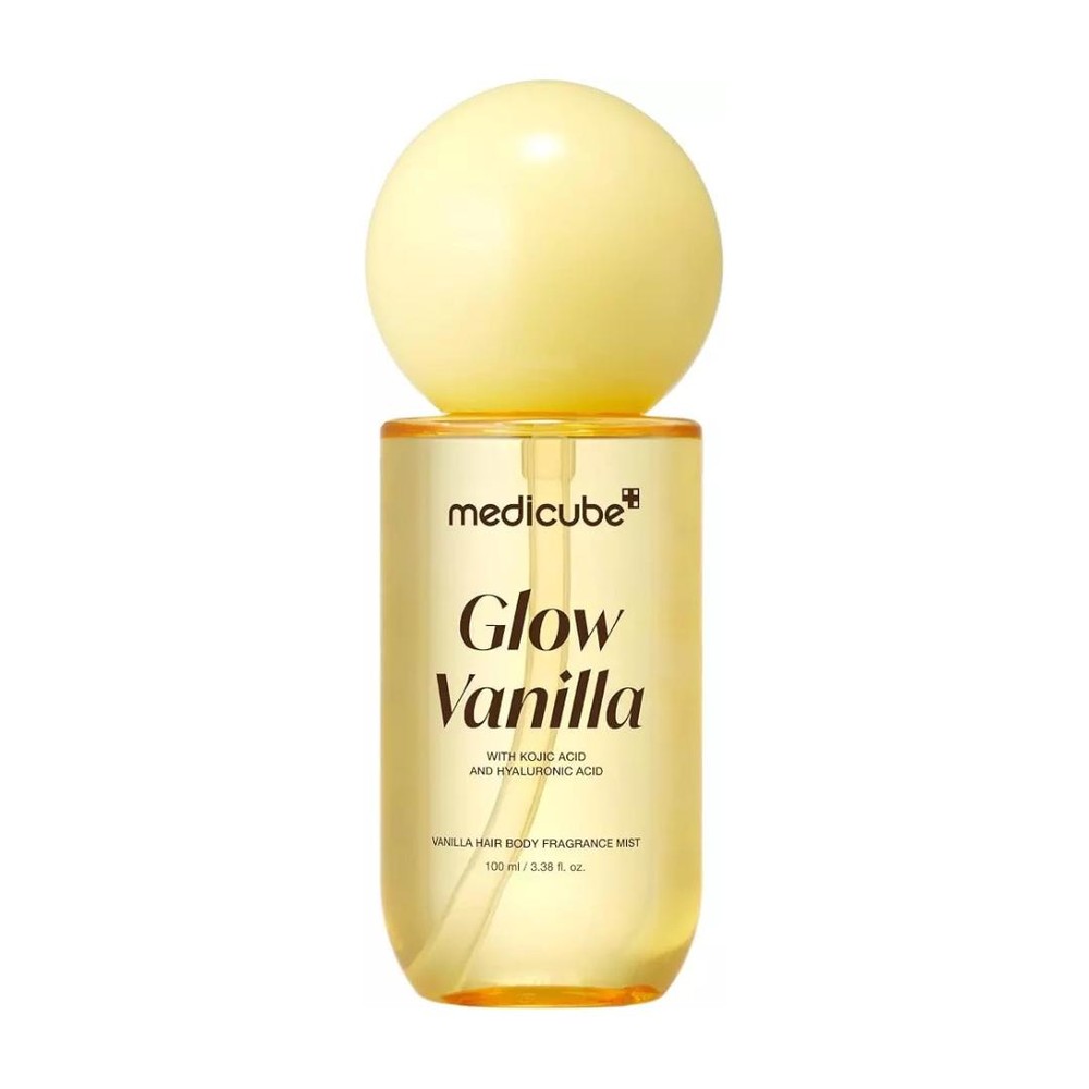 بادی میست خوشبو کننده مو و بدن گلو وانیلا مدی کیوب | Medicube Glow Vanilla Hair & Body Fragrance Mist 100ml