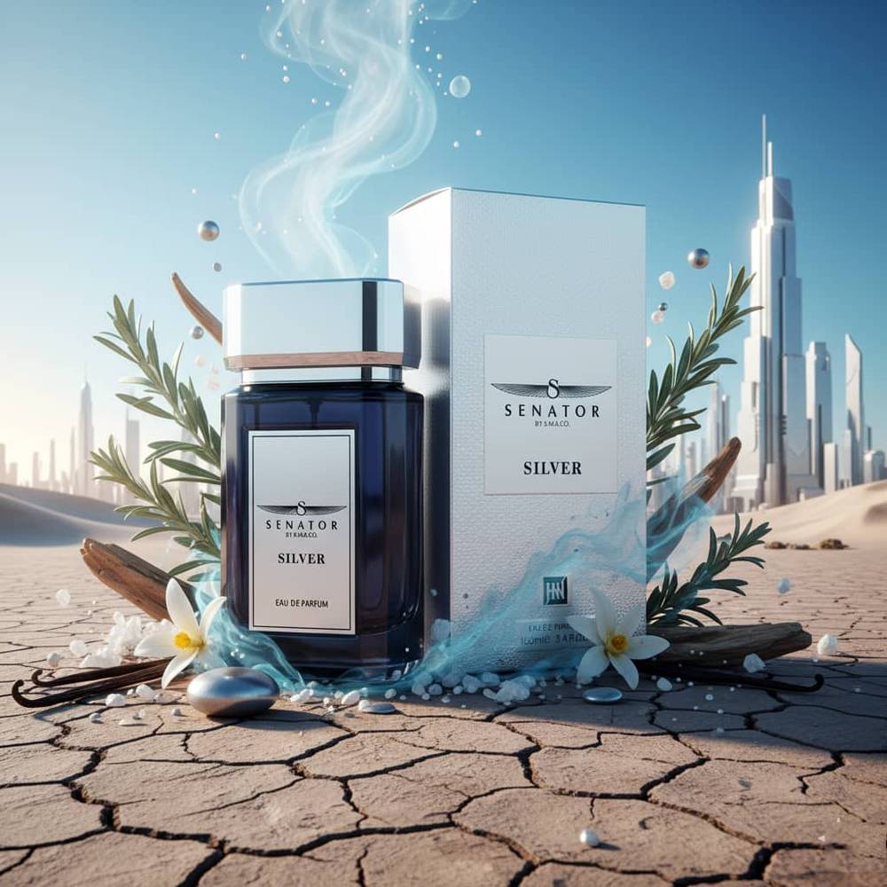 عطر ادکلن مردانه سناتور سیلور نقره ایی جانوین جکوینز مدل سناتور سیلور (Senator Silver) حجم 100 میل
