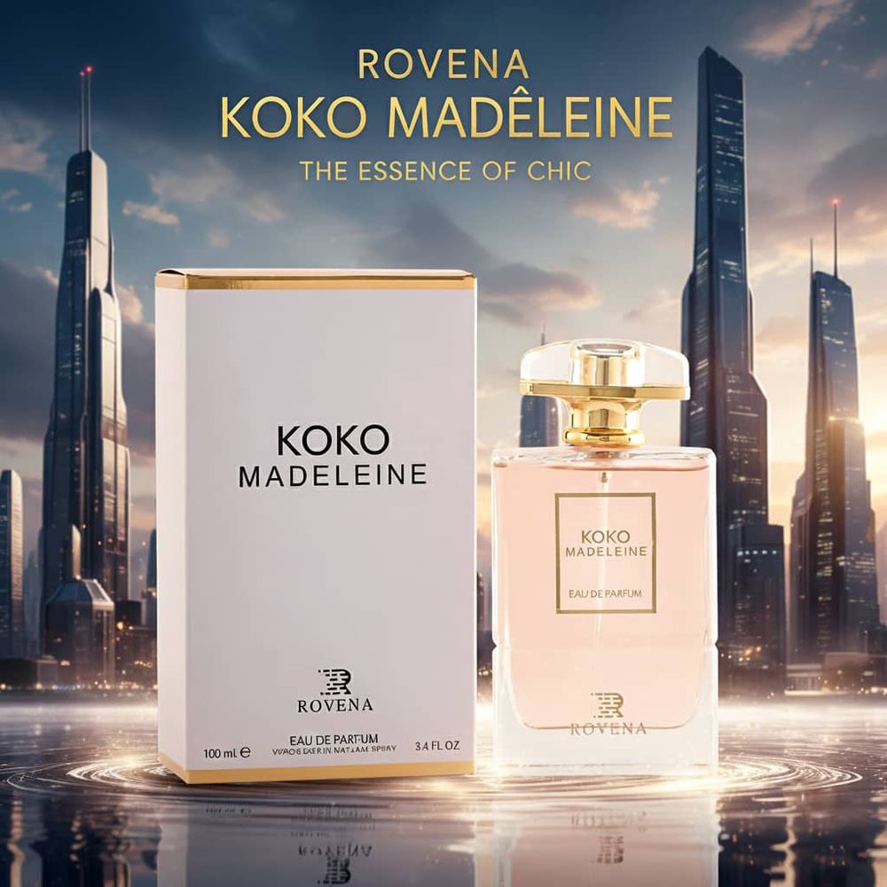 عطر ادکلن زنانه شنل کوکو مادمازل روونا فرانسه مدل کوکو مادلین (Rovena Koko Madeleine) حجم 100 میل