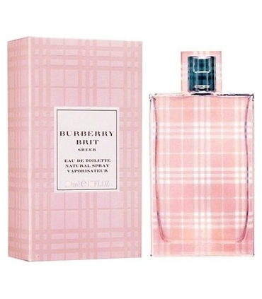عطر و ادکلن زنانه باربری بریت شیر ادوتویلت Burberry Brit Sheer EDT For Women