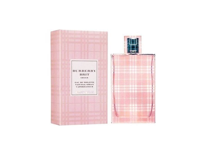 عطر وادکلن زنانه باربری بریت شیر ادوتویلت burberry brit sheer for women